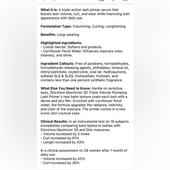 Dior Show base serum mascara 4 ml x 2 - Picture 5 of 5